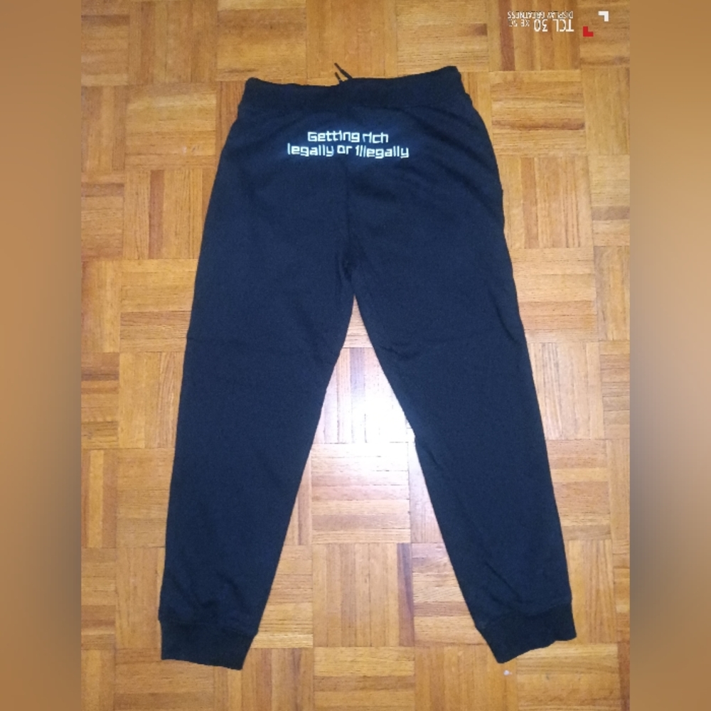 Black sweatpants